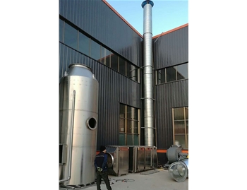 海信集團噴漆廢氣處理運行設(shè)備現(xiàn)場