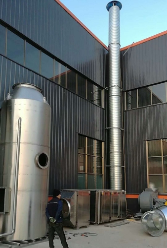 海信集團(tuán)噴漆廢氣處理運行設(shè)備現(xiàn)場